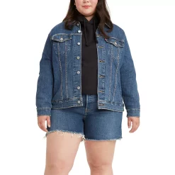 Alternative view of Plus Size Levi's® Original Trucker Jean Jacket