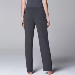 Women's Simply Vera Vera Wang Basic Solid Luxury Pajama Pants -Cuddl Duds SHOP 1904407 ALT