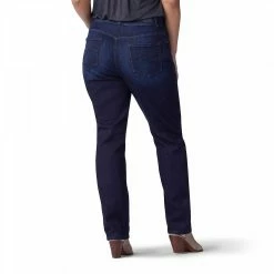 Plus Size Lee® Relaxed Fit Straight-Leg Jeans -Cuddl Duds SHOP 2216712 ALT