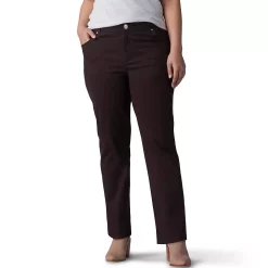 Plus Size Lee® Relaxed Fit Straight-Leg Jeans -Cuddl Duds SHOP 2216712 Mahogany