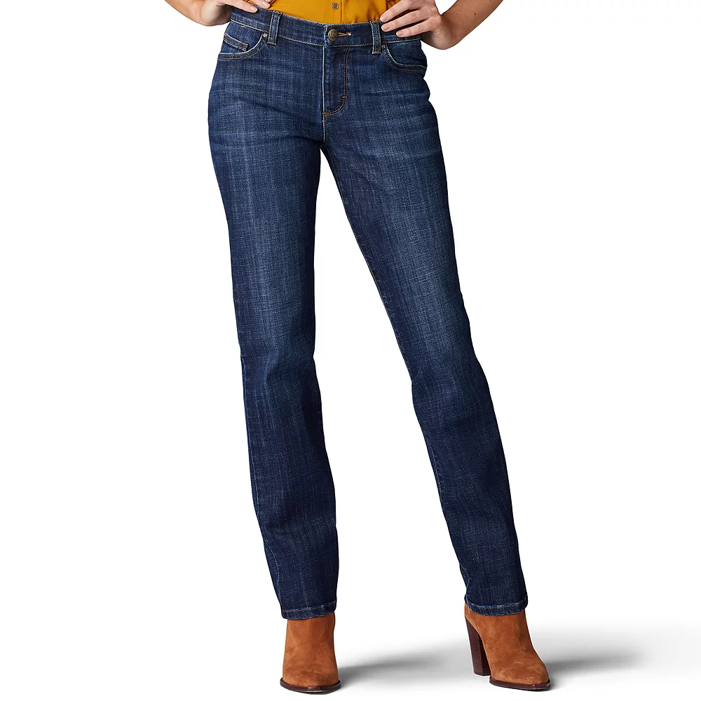Women's Lee® Relaxed Fit Straight-Leg Jeans 1 Women's Lee® Relaxed Fit Straight-Leg Jeans