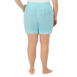 Plus Size Cuddl Duds® Essentials Pajama Sleep Shorts 11 Plus Size Cuddl Duds® Essentials Pajama Sleep Shorts -Cuddl Duds SHOP 2594837 ALT