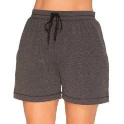Plus Size Cuddl Duds® Essentials Pajama Sleep Shorts 8 Plus Size Cuddl Duds® Essentials Pajama Sleep Shorts -Cuddl Duds SHOP 2594837 Charcoal Heather