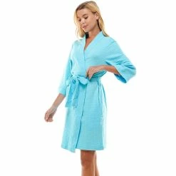 Women's Croft & Barrow® Waffle Texture Robe 20 Women's Croft & Barrow® Waffle Texture Robe -Cuddl Duds SHOP 2749414 ALT2