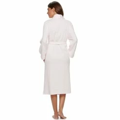 Women's Croft & Barrow® Waffle-Knit Long Shawl-Collar Robe 15 Women's Croft & Barrow® Waffle-Knit Long Shawl-Collar Robe -Cuddl Duds SHOP 2761791 ALT