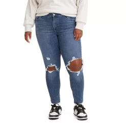 Plus Size Levi's® 711™ Skinny Jeans 13 Plus Size Levi's® 711™ Skinny Jeans -Cuddl Duds SHOP 2880501 Lapis Decibel