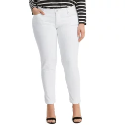 Plus Size Levi's® 711™ Skinny Jeans 20 Plus Size Levi's® 711™ Skinny Jeans -Cuddl Duds SHOP 2880501 Soft Clean White