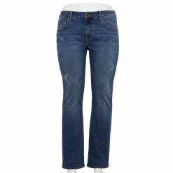 Alternative view of Juniors' Plus Size SO® Bootcut Jeans