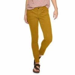 Women's Sonoma Goods For Life® Supersoft Stretch Midrise Skinny Jeans 14 Women's Sonoma Goods For Life® Supersoft Stretch Midrise Skinny Jeans -Cuddl Duds SHOP 2954787 Warm Ginger