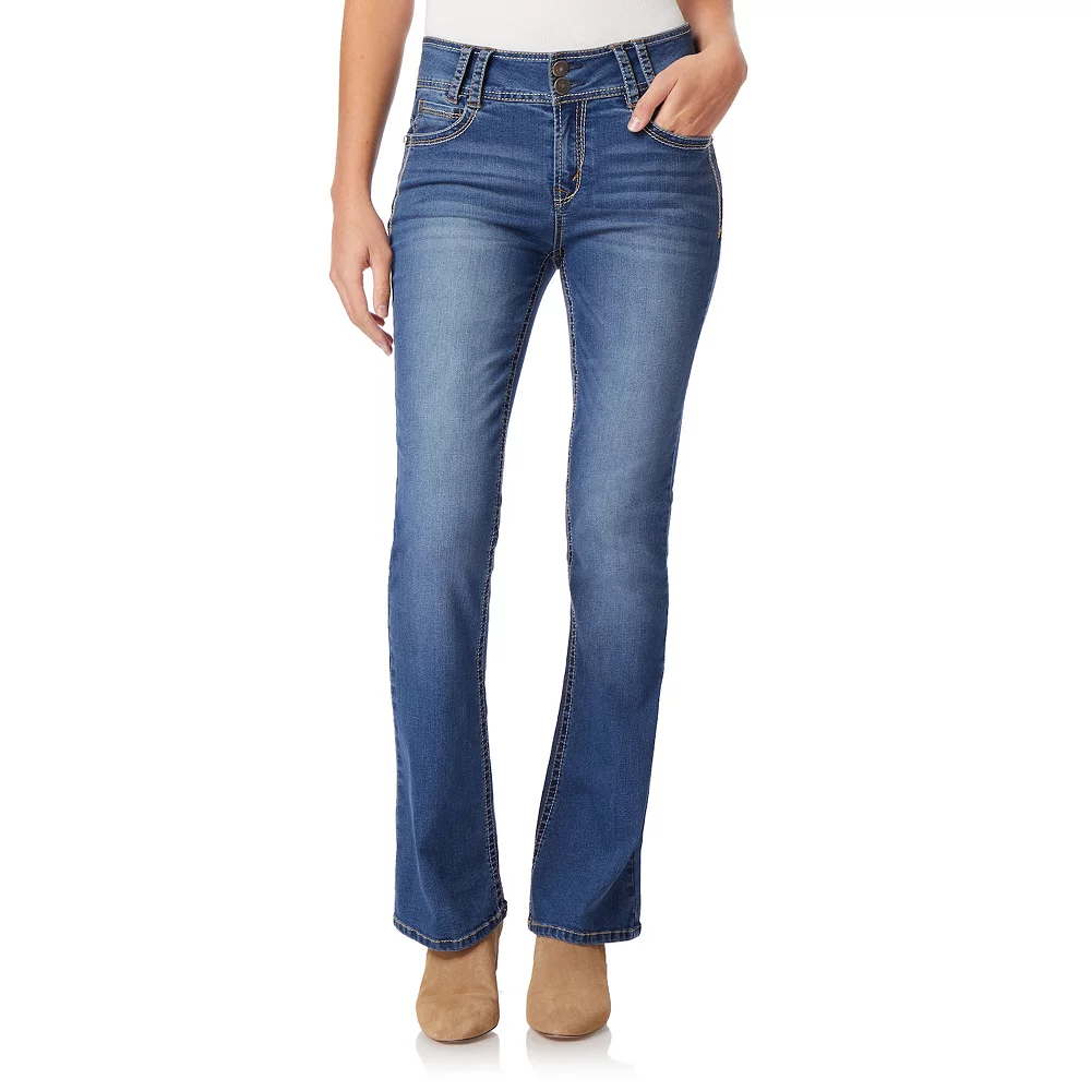 Juniors' WallFlower Insta Stretch® Luscious Curvy Bootcut Jeans 7 Juniors' WallFlower Insta Stretch® Luscious Curvy Bootcut Jeans - Image 7