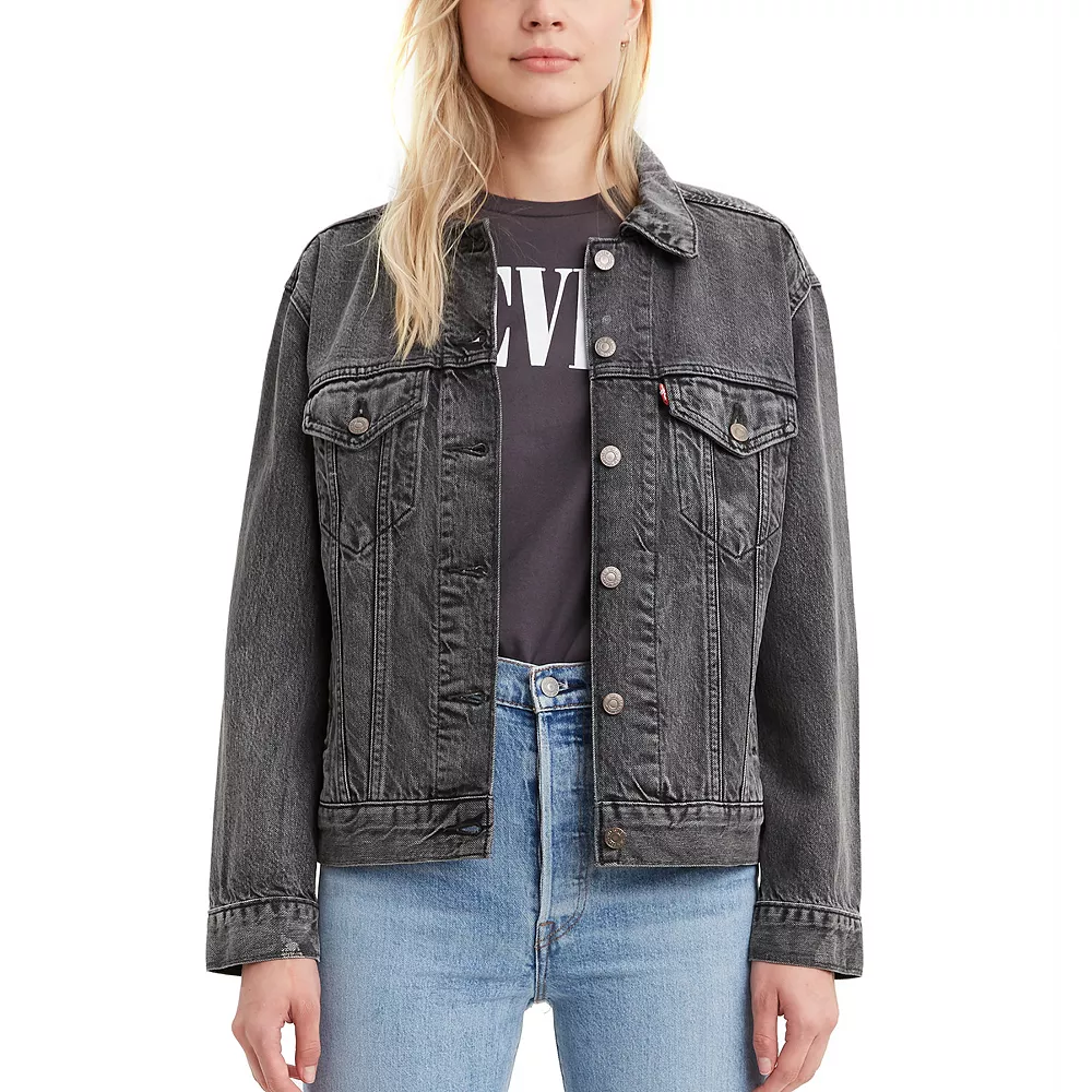 Women's Levi's® Ex-Boyfriend Trucker Jean Jacket 4 Women's Levi's® Ex-Boyfriend Trucker Jean Jacket - Image 4
