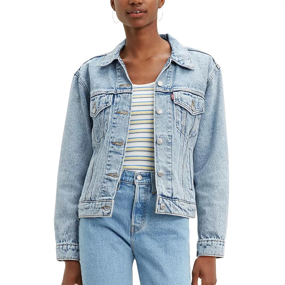 Women's Levi's® Ex-Boyfriend Trucker Jean Jacket 5 Women's Levi's® Ex-Boyfriend Trucker Jean Jacket - Image 5