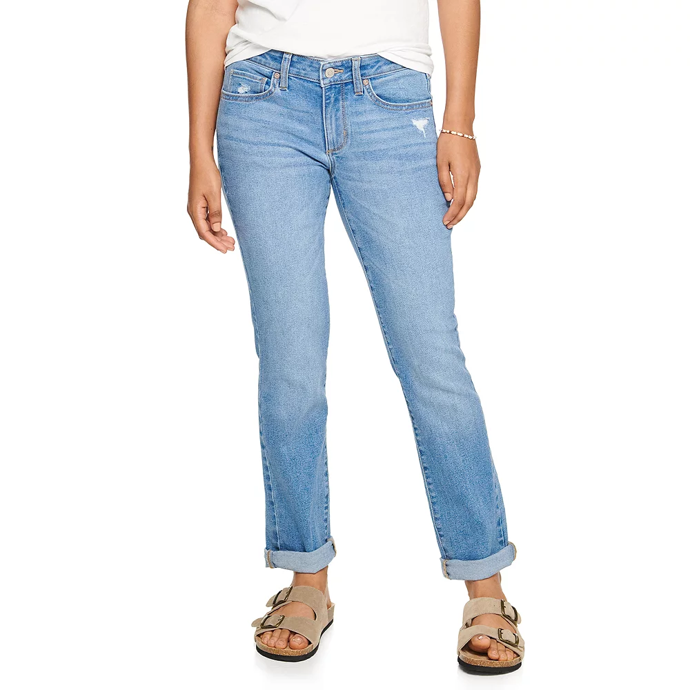 Women's Sonoma Goods For Life® Supersoft Midrise Straight-Leg Jeans 8 Women's Sonoma Goods For Life® Supersoft Midrise Straight-Leg Jeans - Image 8