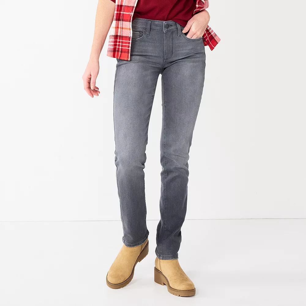 Women's Sonoma Goods For Life® Supersoft Midrise Straight-Leg Jeans 3 Women's Sonoma Goods For Life® Supersoft Midrise Straight-Leg Jeans - Image 3