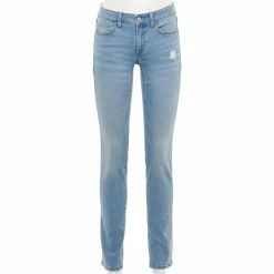Women's Sonoma Goods For Life® Supersoft Midrise Straight-Leg Jeans 17 Women's Sonoma Goods For Life® Supersoft Midrise Straight-Leg Jeans -Cuddl Duds SHOP 3022856 Light Wash