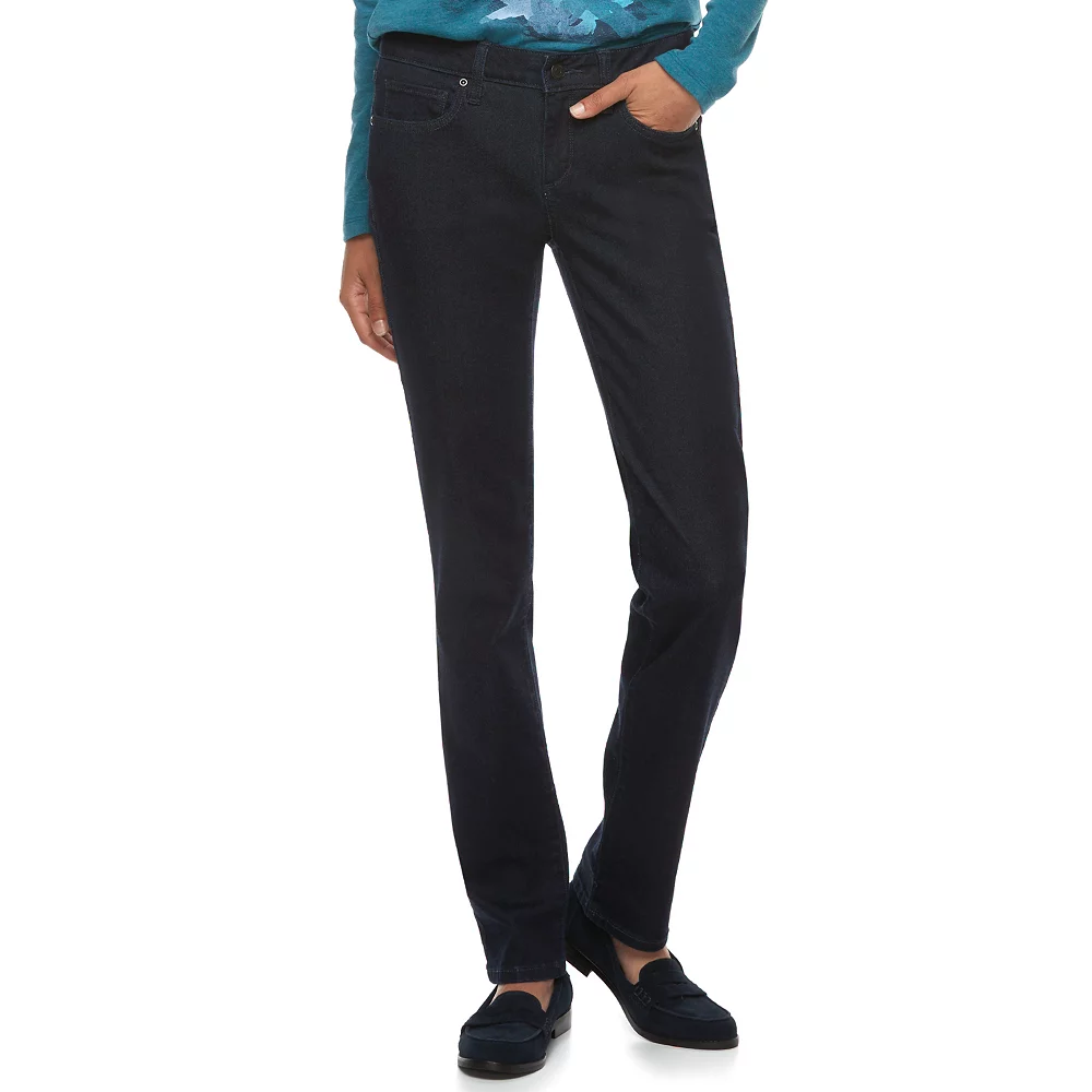Women's Sonoma Goods For Life® Supersoft Midrise Straight-Leg Jeans 1 Women's Sonoma Goods For Life® Supersoft Midrise Straight-Leg Jeans