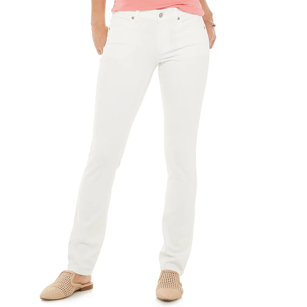 Women's Sonoma Goods For Life® Supersoft Midrise Straight-Leg Jeans 6 Women's Sonoma Goods For Life® Supersoft Midrise Straight-Leg Jeans - Image 6