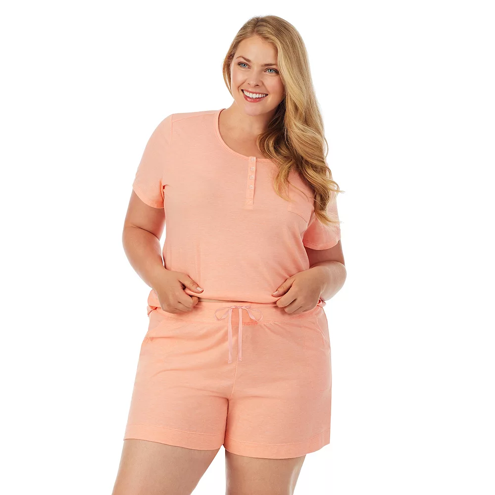 Plus Size Cuddl Duds Essentials Pajama Tee & Pajama Boxers Sleep Set 6 Plus Size Cuddl Duds Essentials Pajama Tee & Pajama Boxers Sleep Set - Image 6