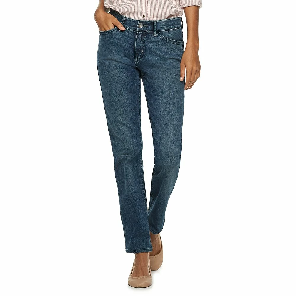 Women's Lee® Flex Motion Straight-Leg Jeans 2 Women's Lee® Flex Motion Straight-Leg Jeans - Image 2