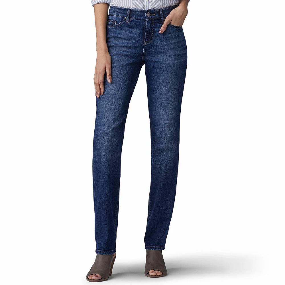 Women's Lee® Flex Motion Straight-Leg Jeans 7 Women's Lee® Flex Motion Straight-Leg Jeans - Image 7