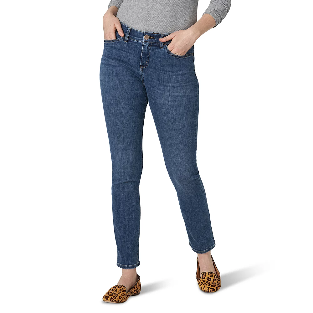 Women's Lee® Flex Motion Straight-Leg Jeans 10 Women's Lee® Flex Motion Straight-Leg Jeans - Image 10