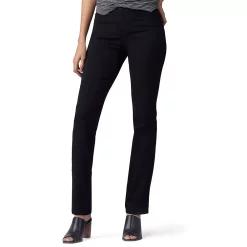 Alternative view of Petite Lee® Flex Motion Straight-Leg Jeans