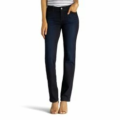 Petite Lee® Flex Motion Straight-Leg Jeans -Cuddl Duds SHOP 3051975 Niagara