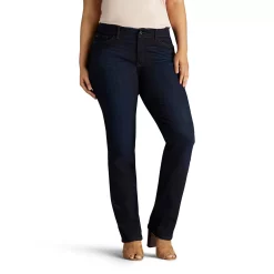 Alternative view of Plus Size Lee® Flex Motion Straight-Leg Jeans