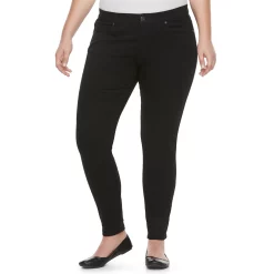 Juniors' Plus Size SO® Low-Rise Jeggings 13 Juniors' Plus Size SO® Low-Rise Jeggings -Cuddl Duds SHOP 3254850 Black