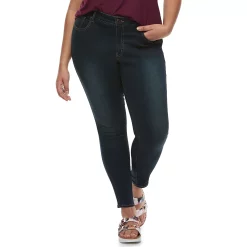 Juniors' Plus Size SO® Low-Rise Jeggings