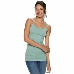 Juniors SO® Favorite Seamless Tunic Cami -Cuddl Duds SHOP 3351461 Aspen Leaf
