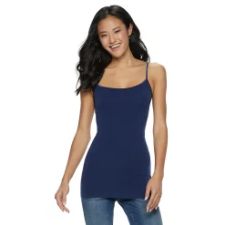 Juniors SO® Favorite Seamless Tunic Cami -Cuddl Duds SHOP 3351461 Blue Beauty