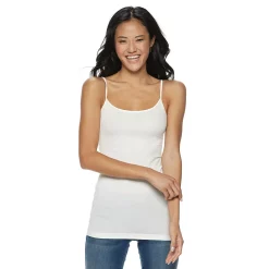 Juniors SO® Favorite Seamless Tunic Cami -Cuddl Duds SHOP 3351461 White