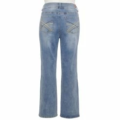 Juniors' Plus Size WallFlower Insta Stretch™ Midrise Curvy Bootcut Jeans -Cuddl Duds SHOP 3368369 ALT