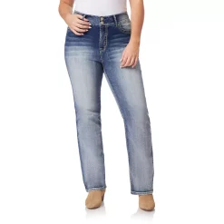 Juniors' Plus Size WallFlower Insta Stretch™ Midrise Curvy Bootcut Jeans -Cuddl Duds SHOP 3368369 Camille