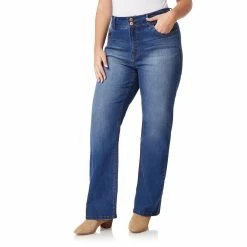 Juniors' Plus Size WallFlower Insta Stretch™ Midrise Curvy Bootcut Jeans -Cuddl Duds SHOP 3368369 Pia