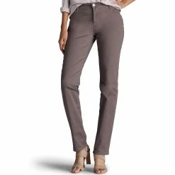 Alternative view of Petite Lee® Relaxed Fit Straight Leg Twill Pants