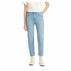 Women's Levi's® 724™ High Rise Straight Crop Jeans -Cuddl Duds SHOP 3416624 Firefly Brite