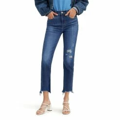 Women's Levi's® 724™ High Rise Straight Crop Jeans -Cuddl Duds SHOP 3416624 Lapis Sun
