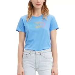 Women's Levi's® Logo Perfect Tee -Cuddl Duds SHOP 3416906 Bw T3 Marina