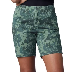 Women's Lee® Chino Walking Shorts 20 Women's Lee® Chino Walking Shorts -Cuddl Duds SHOP 3510365 Flower Camo