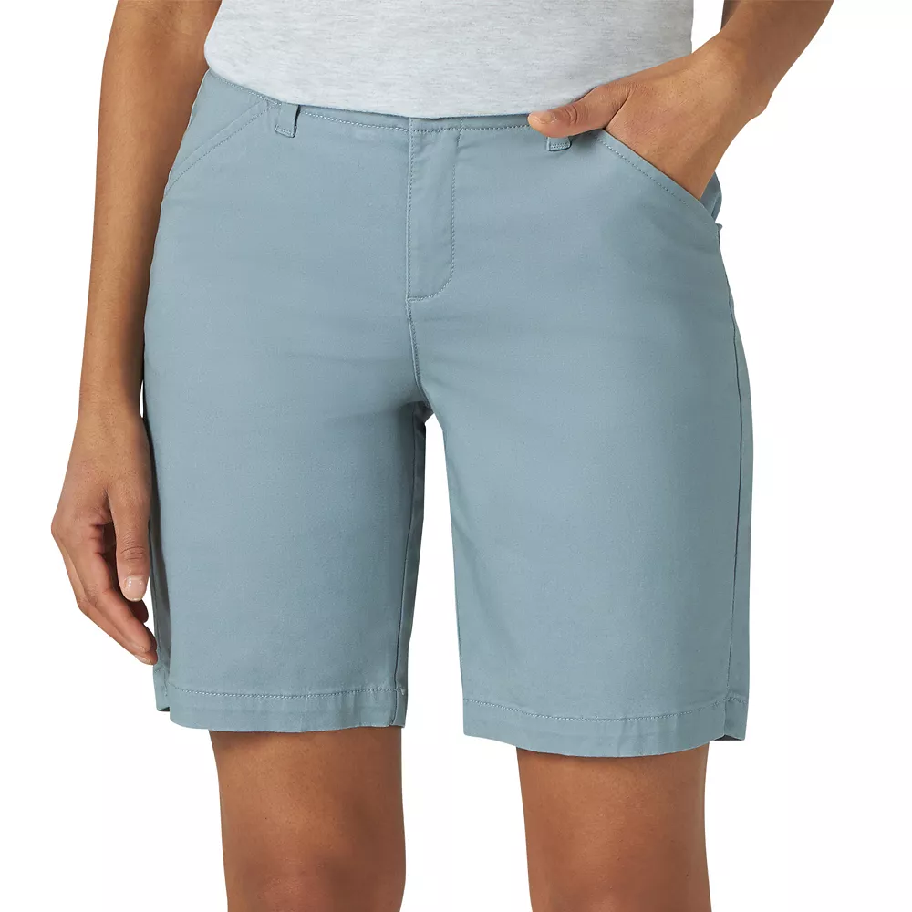 Petite Lee® Regular Fit Chino Bermuda Shorts 3 Petite Lee® Regular Fit Chino Bermuda Shorts - Image 3