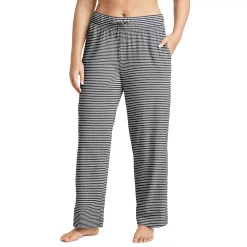 Plus Size Jockey® Everyday Essentials Pajama Pants 18 Plus Size Jockey® Everyday Essentials Pajama Pants -Cuddl Duds SHOP 3618184 Charcoal Stripe