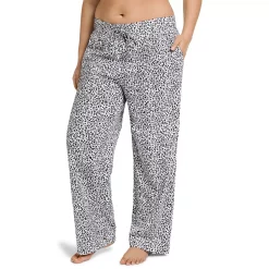 Plus Size Jockey® Everyday Essentials Pajama Pants 15 Plus Size Jockey® Everyday Essentials Pajama Pants -Cuddl Duds SHOP 3618184 Snow Leopard