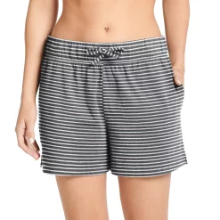Women's Jockey® Everyday Essentials Pajama Boxer Shorts 15 Women's Jockey® Everyday Essentials Pajama Boxer Shorts -Cuddl Duds SHOP 3618187 Charcoal Stripe