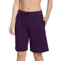 Women's Jockey® Everyday Essentials Bermuda Pajama Shorts -Cuddl Duds SHOP 3618197 Plum