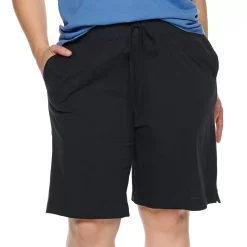 Plus Size Jockey® Everyday Essentials Bermuda Pajama Shorts 14 Plus Size Jockey® Everyday Essentials Bermuda Pajama Shorts -Cuddl Duds SHOP 3618199 Black