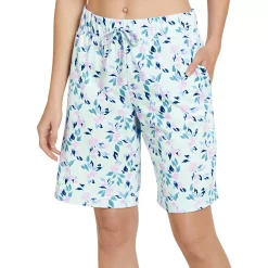 Plus Size Jockey® Everyday Essentials Bermuda Pajama Shorts 20 Plus Size Jockey® Everyday Essentials Bermuda Pajama Shorts -Cuddl Duds SHOP 3618199 Bouquet