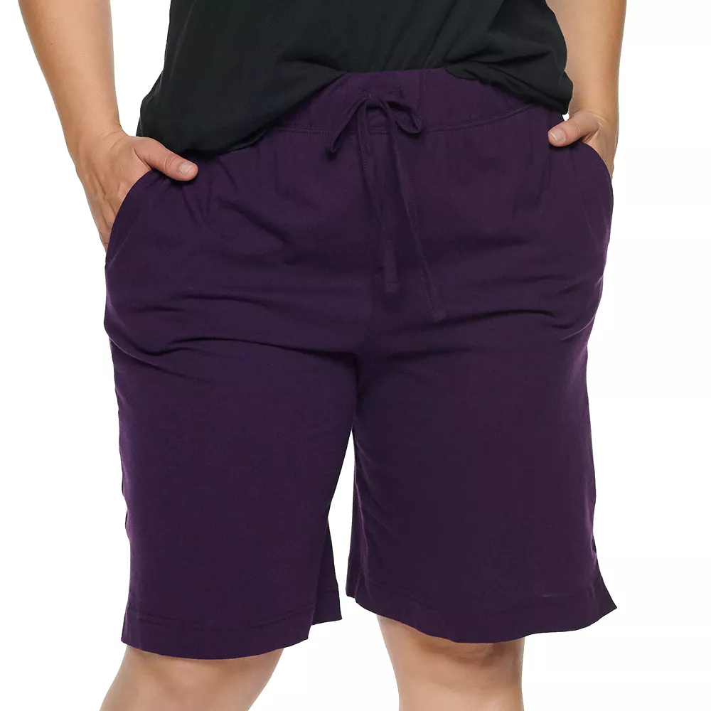 Plus Size Jockey® Everyday Essentials Bermuda Pajama Shorts 2 Plus Size Jockey® Everyday Essentials Bermuda Pajama Shorts - Image 2