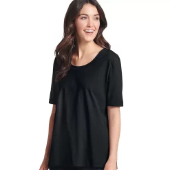 Women's Jockey® Everyday Essentials Pajama Tee -Cuddl Duds SHOP 3618209 Black